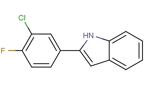 2-(3-氯-4-氟苯基)吲哚