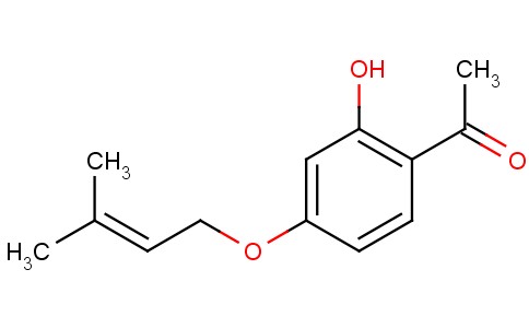2'-Hydroxy-4'-(3-methyl-2-butenyloxy)acetophenone 