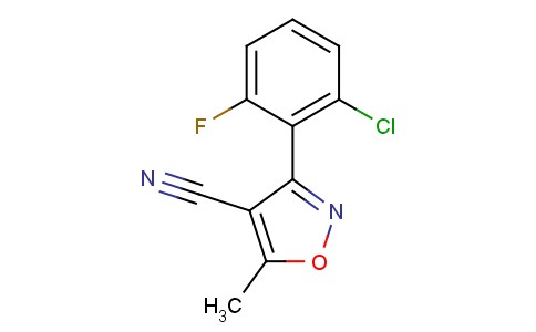 3-(2-氯-6-氟苯基)-5-甲基异噁唑-4-甲腈