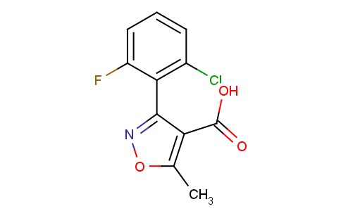 3-(2-Chloro-6-fluorophenyl)-5-methyl-4-isoxazolecarboxic Acid