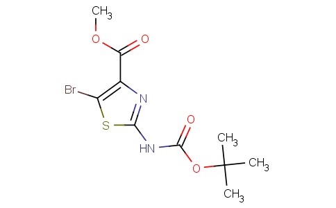 5-Bromo-2-tert-butoxycarbonylaminothiazole-4-carboxylic acid methyl ester