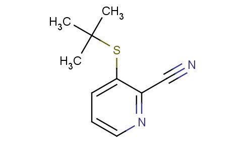 3-Tert-Butylsulfanyl-pyridine-2-carbonitrile