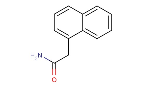 2-(1-萘基)乙酰胺(IUPAC),α-萘乙酰胺,1-萘乙酰胺