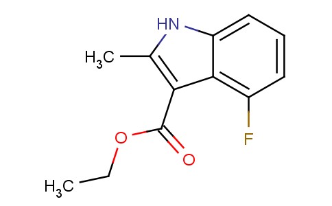 4-Fluoro-2-methylindole-3-carboxylic acid ethyl ester