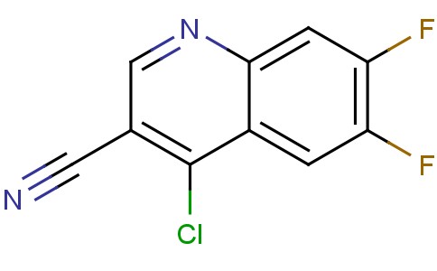 4-Chloro-6,7-difluoro quinoline-3-carbonitrile