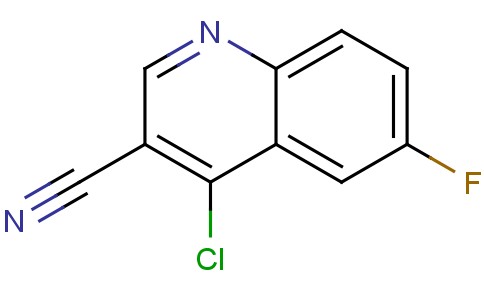 4-Chloro-6-fluoro quinoline-3-carbonitrile