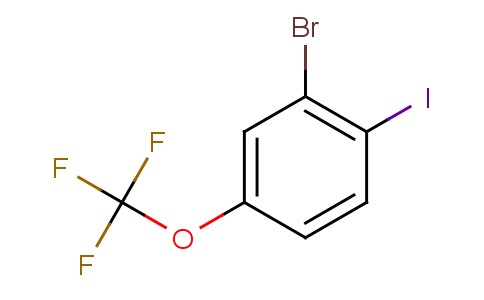 2-溴-4-三氟甲氧基-1-碘苯
