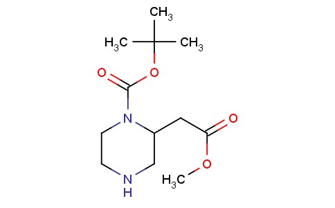 1-Boc-2-methoxycarbonylmethylpiperazine 