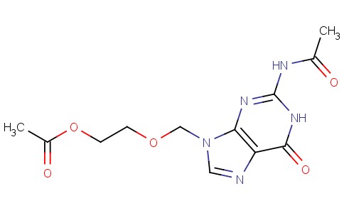 2-乙酰氨基-9-{[(乙酰氧基)乙氧基]甲基}-6-羟基嘌呤
