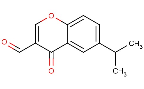 6-异丙基-4-氧代-4H-1-苯并吡喃-3-甲醛