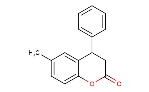 3,4-二氢-6-甲基-4-苯基-2H-1-苯并吡喃-2-酮