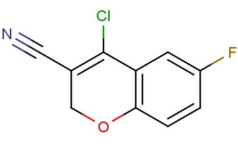 4-氯-3-氰基-6-氟-2H-苯并吡喃