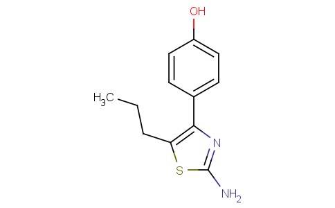 4-(4-羟基苯基)-5-丙基-1,3-噻唑-2-胺