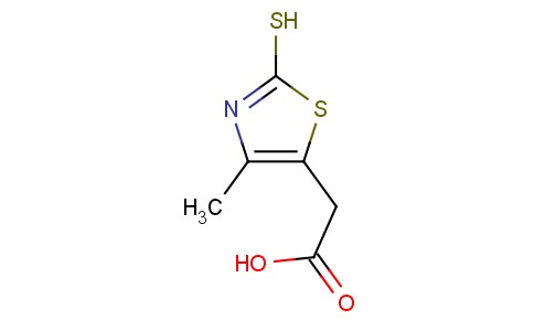 2-Mercapto-4-methyl-5-thiazoleacetic acid 