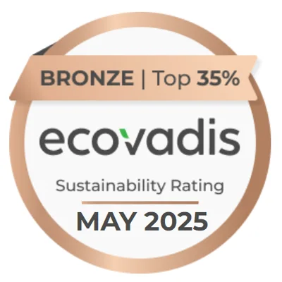2025 EcoVadis 銅牌評級(jí)