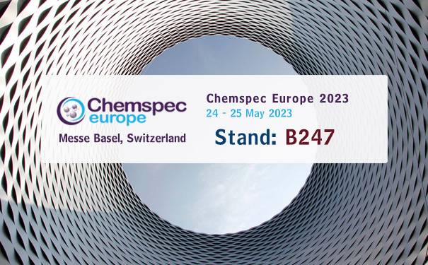 Chemspec Europe 2023 will take place from 24 - 25 May 2023 at Messe Basel in Switzerland, Stand: B247