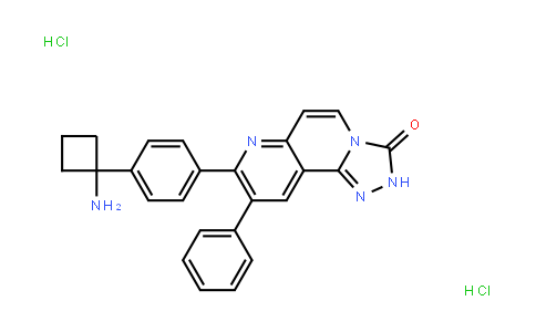 8-[4-(1-氨基环丁基)苯基]-9-苯基-1,2,4-三唑并[3,4-F][1,6]萘啶-3(2H)-酮二盐酸盐