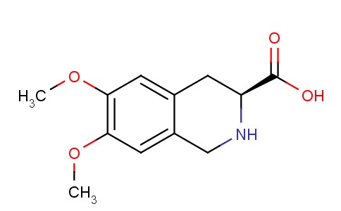 6,7-二甲氧基-S-1,2,3,4-四氢异喹啉-3-羧酸盐酸盐