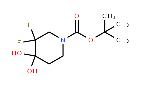 Tert-butyl 3,3-difluoro-4,4-dihydroxypiperidine-1-carboxylate