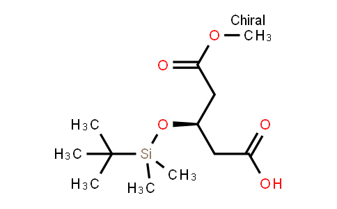 (3R)-3-叔丁基二甲基硅氧基戊二酸单甲酯