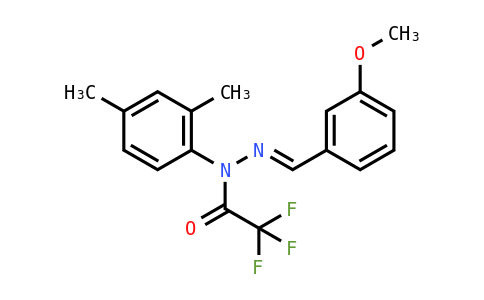 2,2,2-三氟乙酸1-(2,4-二甲基苯基)-2-[(3-甲氧基苯基)亞甲基]酰肼