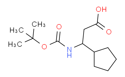 3-((叔丁氧羰基)氨基)-3-環(huán)戊基丙酸