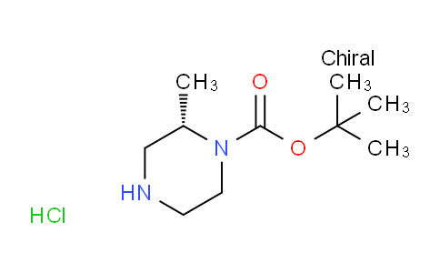 (S)-叔丁基-2-甲基哌嗪-1-羧酸乙酯鹽酸鹽