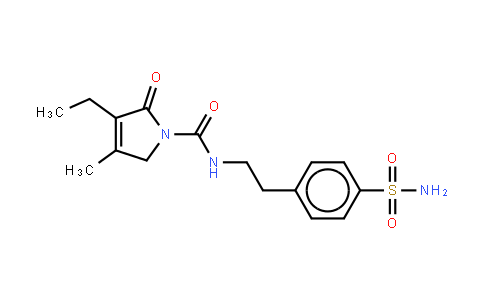 4-[2-(3-乙基-4-甲基-2-氧代-3-吡咯啉-1-甲酰胺基)乙基]-苯磺酰胺