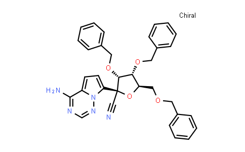 (2R,3R,4R,5R)-2-(4-Aminopyrrolo[2,1-f][1,2,4]triazin-7-yl)-3,4-bis(phenylmethoxy)-5-(phenylmethoxymethyl)oxolane-2-carbonitrile