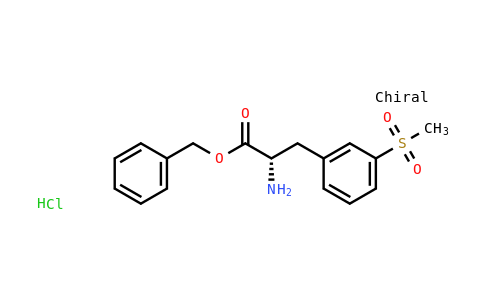 (S)-Benzyl 2-amino-3-(3-(methylsulfonyl)phenyl)propanoate hydrochloride