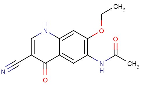 N-(3-cyano-7-ethoxy-4-oxo-1,4-dihydroquinolin-6-yl)acetamide