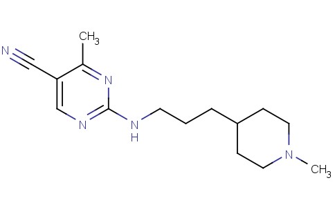 4-甲基-2- [3-（1-甲基 - 哌啶-4-基） - 丙基氨基] - 嘧啶-5-甲腈