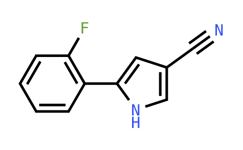 5-(2-Fluorophenyl)-1H-pyrrole-3-carbonitrile