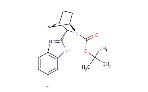(1R,3S,4S)-tert-butyl 3-(6-bromo-1H-benzo[d]imidazol-2-yl)-2-azabicyclo[2.2.1]heptane-2-carboxylate