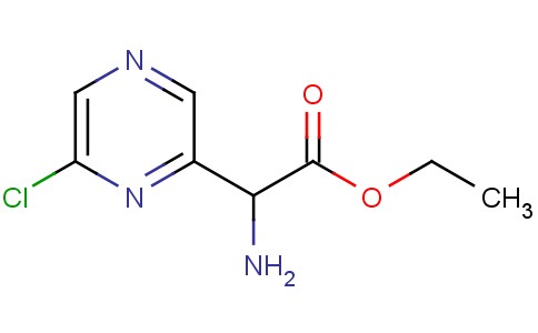 Ethyl amino(6-chloro-2-pyrazinyl)acetate