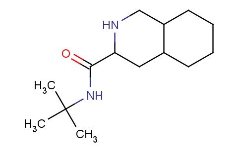 N-tert-butyldecahydro-3-isoquinoline carboxamide