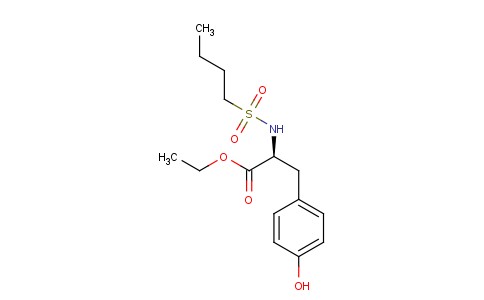 N-(butylsulfonyl)-L-tyrosine,ethyl ester