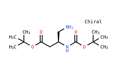 (S)-4-氨基-3-((叔丁氧羰基)氨基)丁酸叔丁酯
