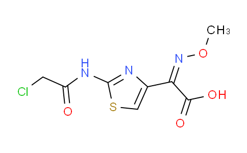 (2Z)-{2-[(氯乙?；?氨基]-1,3-噻唑-4-基}(甲氧亞氨基)乙酸