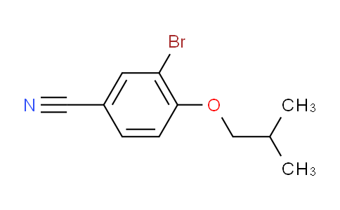 3-溴-4-(2-甲基丙氧基)苯甲腈