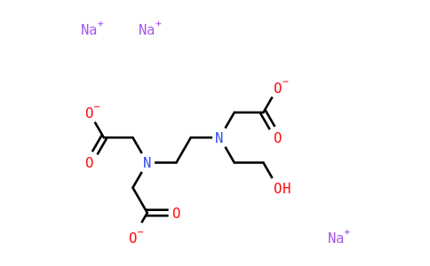 N-(2-HYDROXYETHYL)ETHYLENEDIAMINE-N,N\',N\'-TRIACETIC ACID TRISODIUM SALT