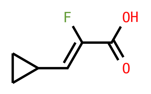(2Z)-3-环丙基-2-氟丙-2-烯酸