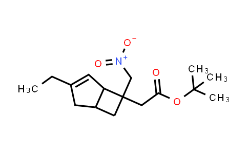 [3-乙基-6-(硝基甲基)双环[3.2.0]庚-3-烯-6-基]乙酸叔丁酯