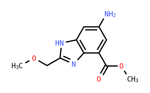 6-氨基-2-（甲氧基甲基）-1H-苯并咪唑-4-甲酸甲酯