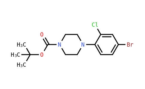 4-（4-溴-2-氯苯基）哌嗪-1-甲酸叔丁酯