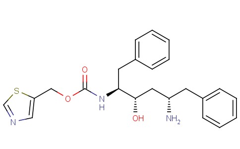 (2S,3S,5S)-5-Amino-2-(N-((5-thiazolyl)-methoxycarbonyl)amino)-1,6-diphenyl-3-hydroxyhexane