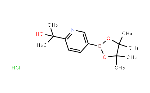 2-(5-(4,4,5,5-Tetramethyl-1,3,2-dioxaborolan-2-yl)pyridin-2-yl)propan-2-ol hydrochloride