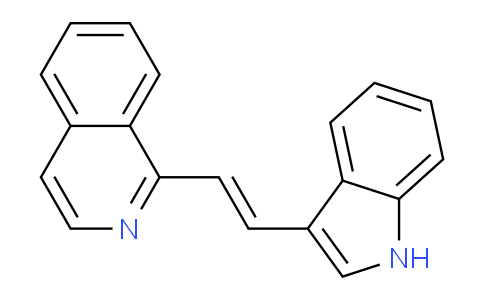 1-(2-(1H-吲哚-3-基)乙烯基)异喹啉