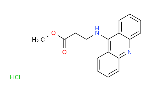 β-丙氨酸,N-9-吖啶基-,甲酯,盐酸盐 (1:1)