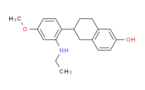 6-[2-(乙氨基)-4-甲氧基苯基]-5,6,7,8-四氫萘-2-醇